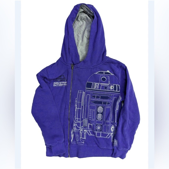 Star Wars Galaxy’s Edge Disney Hollywood Studios kids size M hooded zip jacket - Picture 1 of 8